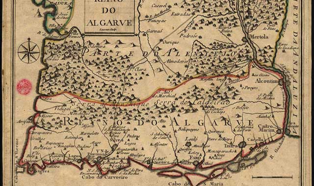 Old Algarve Map